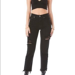 LF Carmar Black high waisted jeans